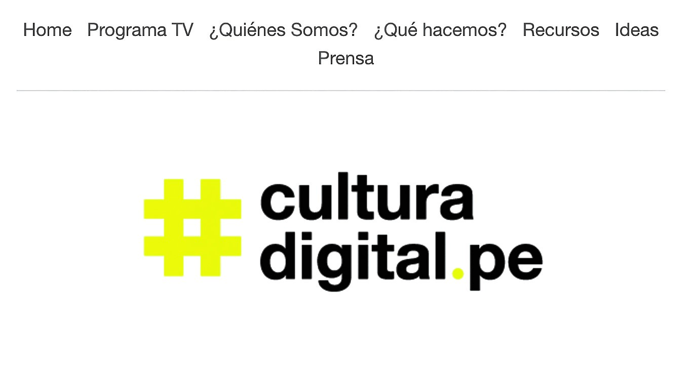 Portal culturadigital.pe